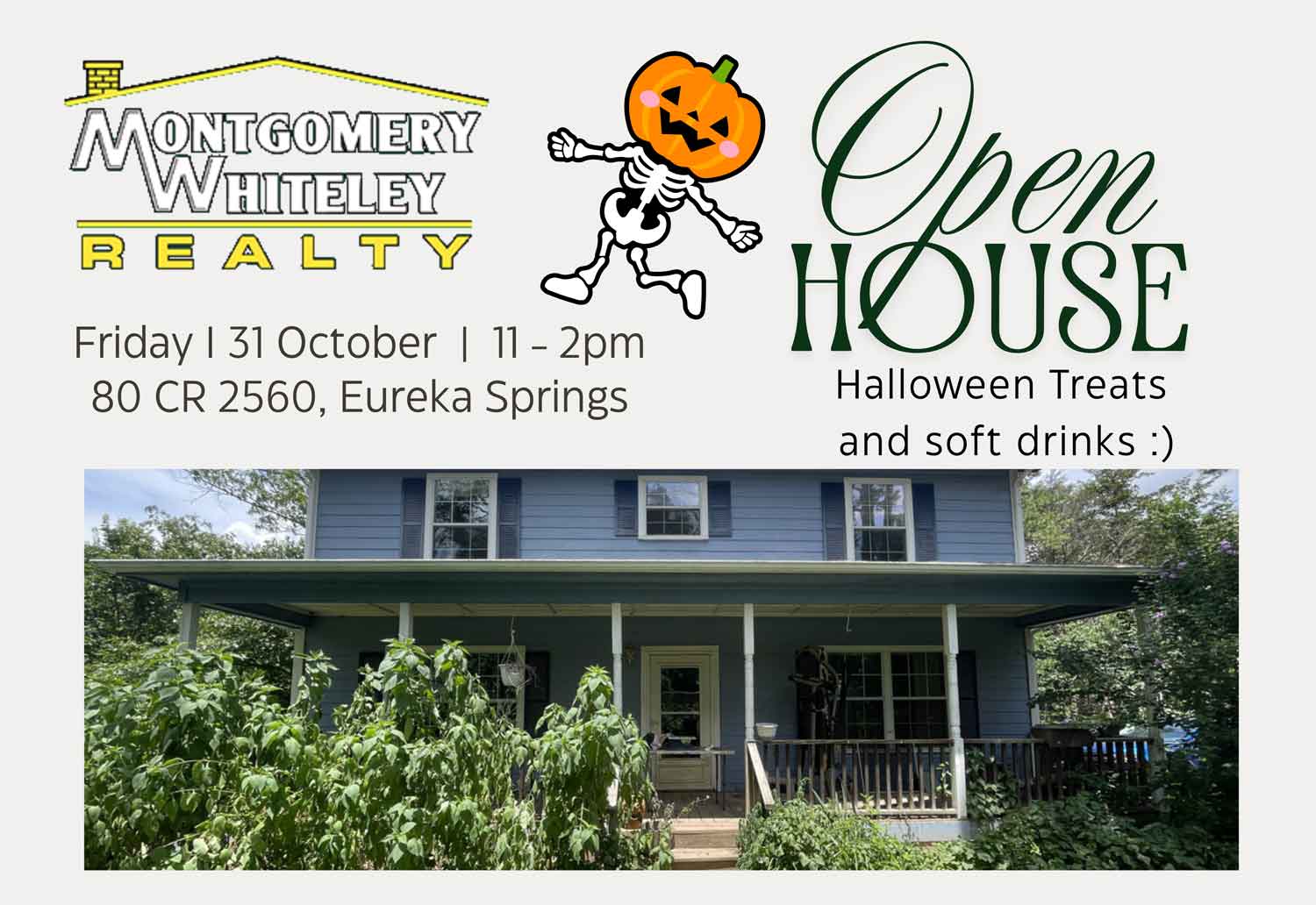 Open House at 80 CR 2560 Eureka Springs